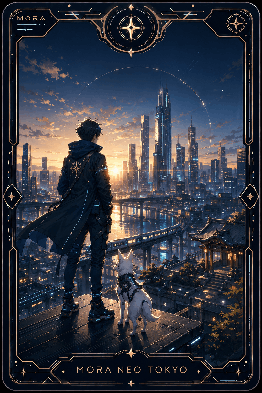 หน้าปกชุดไพ่ Neo Tokyo